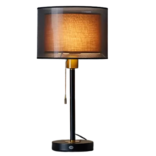 Serenya  Soft Light Table Lamp with Fabric Shade