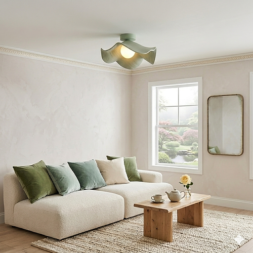Florale  Decorative LED Ceiling Light with Floral Design